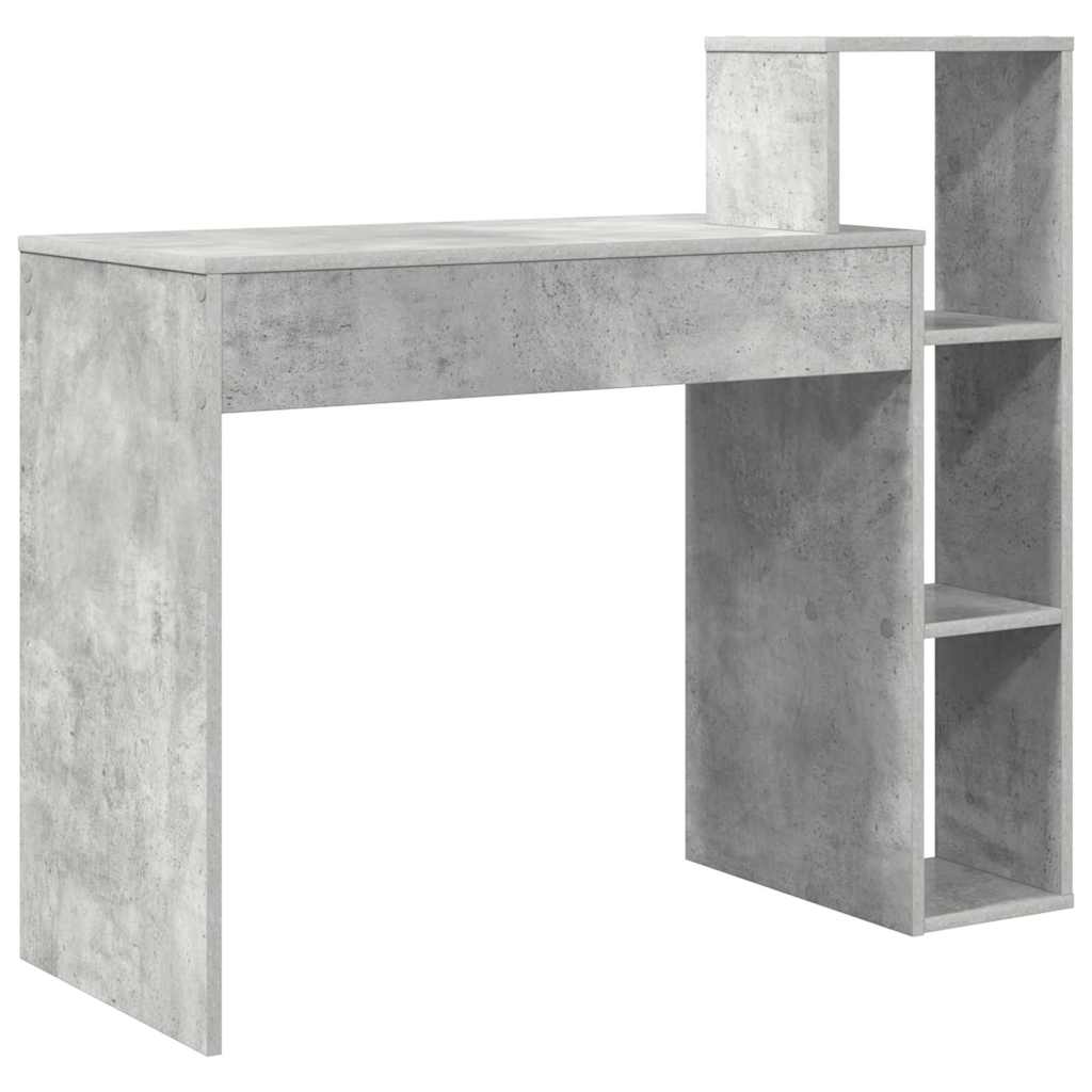 Concrete Grey Desk 100 x 40 x 90 cm Particleboard