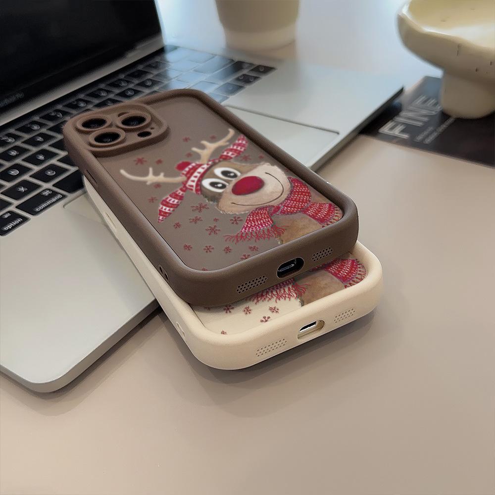 Christmas Phone Case for iPhone 11 13 12 14 15 16 Pro Max XR XS Samsung A15 A55 A05 Redmi 12 13C OPPO A16 A18 A60 Reno 11 Vivo Y17S Y12 Infinix Note