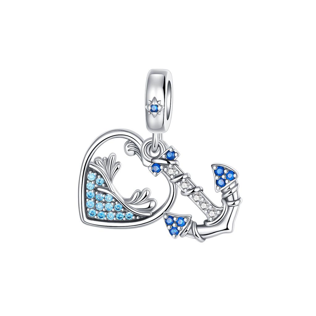 Brand New Copper Metal Boat turtle Starfish sea horse ocean series Charm Bead Component Compatible With Authentic Original Do It Yourself Bracelet