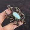 Amazonite Pendant Copper Wire Wrapped Jewelry Butterfly Gemstone Pendant Amazonite Jewelry Handmade Copper Wire Wrap Pendant Gifts For Him