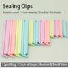 Portable Kitchen Storage Food Saver Clip Sealing Bag Clip Sealer Clamp Plastic Tool Freezer Bag Clips Kitchen Accessory DJ003