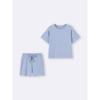 Gu By Uniqlo Cotton Color Lounge Set  Short Sleeve   Shorts 