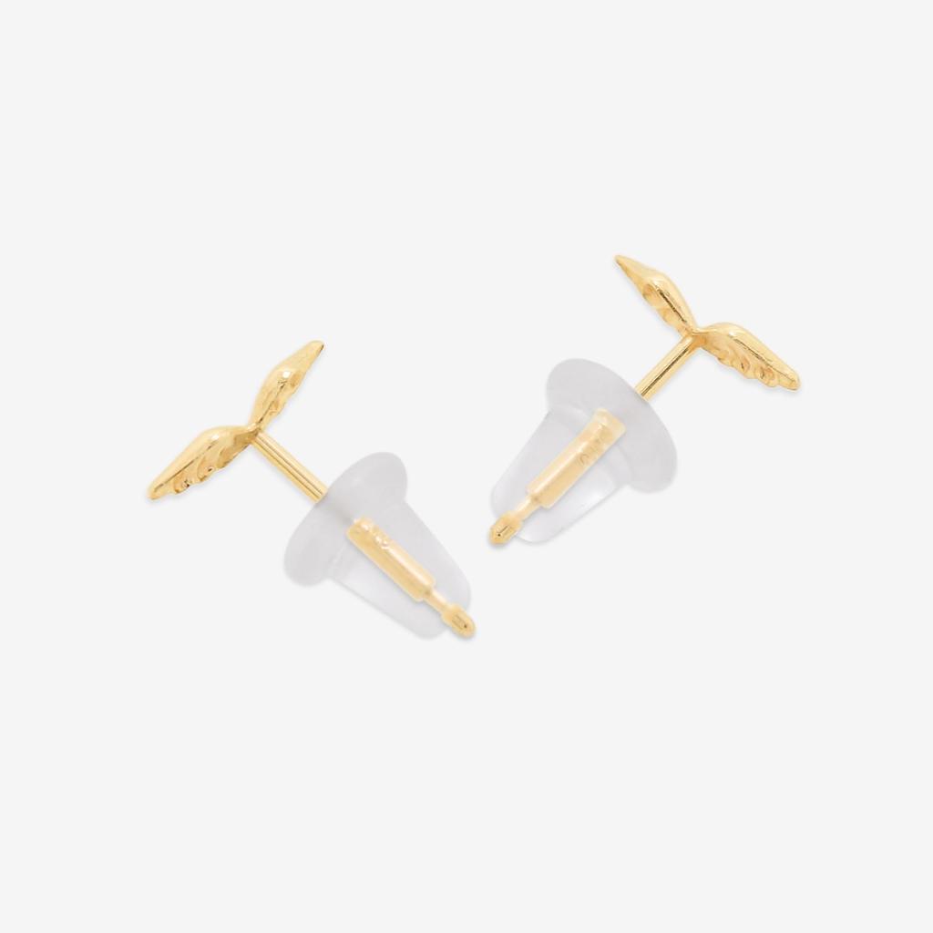 ESTELLE [Offiziell] Damen K10 Gelbgold Feder-Motiv Ohrringe 0202-3255-0019-0000