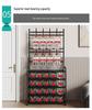 Multi-Layer Floor-Standing Shoe and Clothing Rack: Entryway Organizer