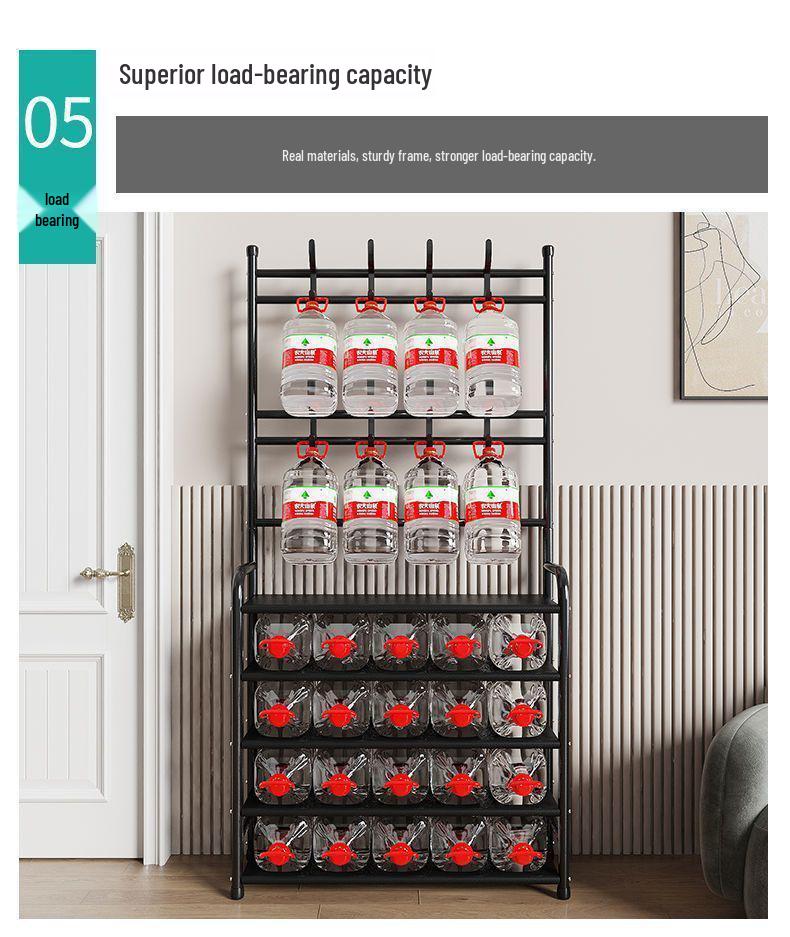 Multi-Layer Floor-Standing Shoe and Clothing Rack: Entryway Organizer