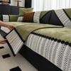 Vintage Green Chenille Sofa Cushion Universal In All Seasons With Skirt Sofa Cover Non-Slip Sofa Cover Cloth Towel Seat Cushion