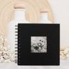 Hard Cardboard Cover Photo Album 20 Thick Non-Fading Sheets Family Memory Book DIY Scrapbook for Growth Milestones Guestbook
