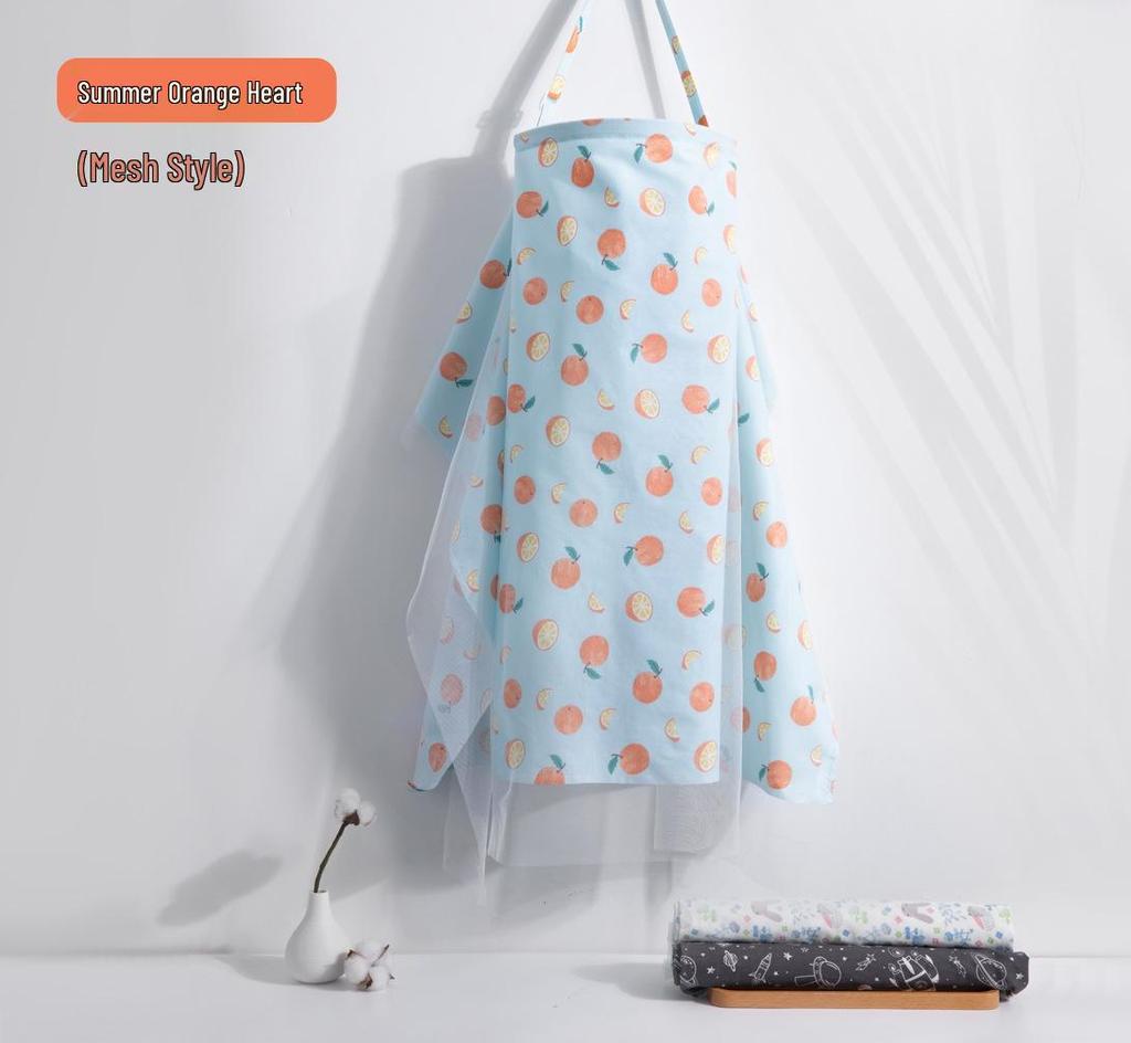 Bawełniany Letni Pokrowiec do Karmienia Piersią i Kardigan Maskujący