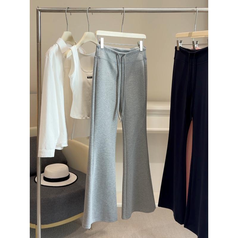 150 Small Casual Sports Micro-pull Sweatpants Women's Spring New High-waisted Drape Cloud Cotton Yoga Bell Pants