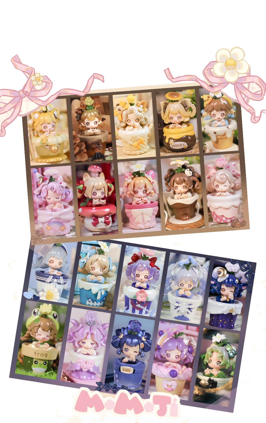 

Милая Эмилия МОМОДЖИ из серии «Чудесный сад» ПВХ-фигурки для торговли, коробка из 16 штук