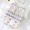 Summer Thin Breathable Golden Retriever Big Dog Vest Dog Cute Colored Small Animal Printed Mesh Pet Dog Clothes
