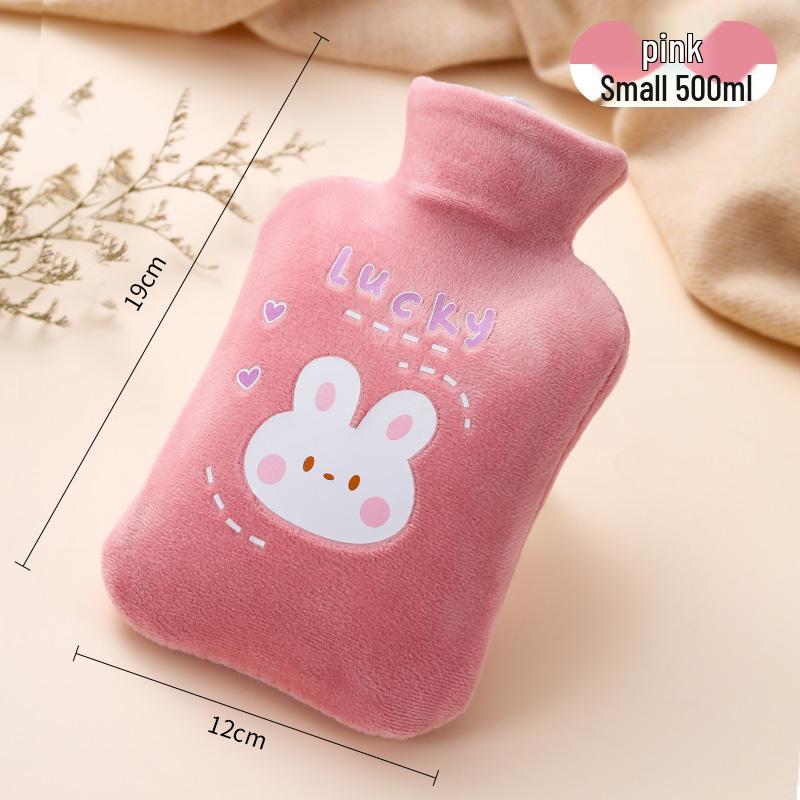 Large Hot Water Bottle - Versatile Hand Warmer & Belly Heat Pack with Water Injection