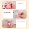 Bubble Blowing Pig Squeeze Toy Stress Relief Cartoon Pig Sensory Toy Soft Stretchy Animal Shape Home Office Desk Toy