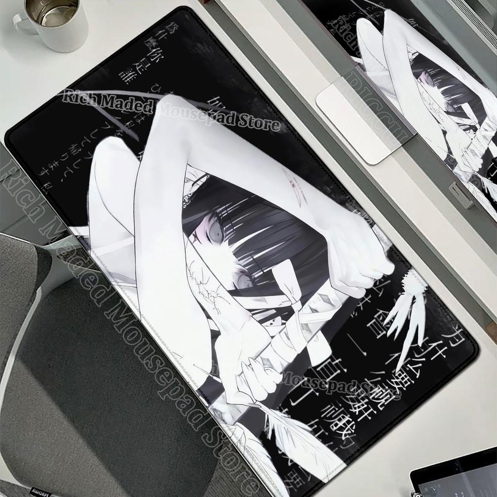 Anime Pretty Girl Large Cartoon Mouse Pad E-sports Anti slip Desk Mat Office Computer Keyboard Mousepad XXL Laptop Desktop Mats