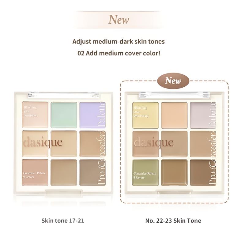 [Dasique] Pro Concealer Palette 2 Options/9 Colors