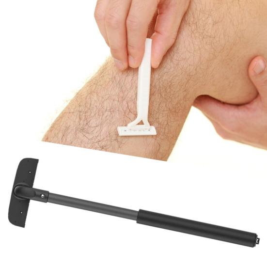 Long Handle Reusable Sharp Blade Non-Slip Remove Hair Stainless-Steel Handheld Manual Body