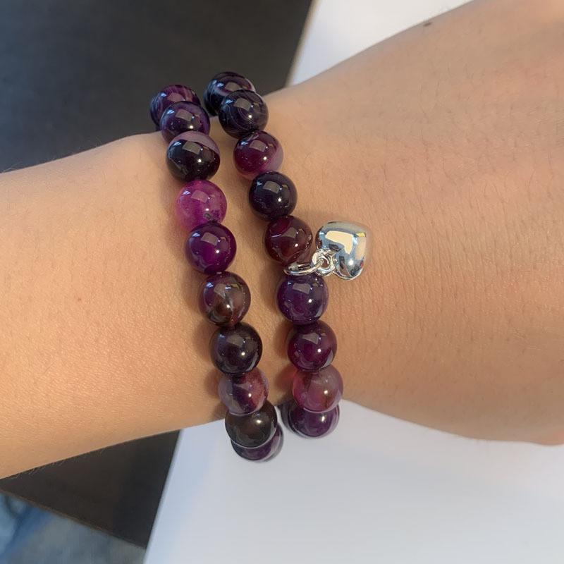 Geometric Stone Bracelet Set For Girls With Handcrafted Design For Gift Giving