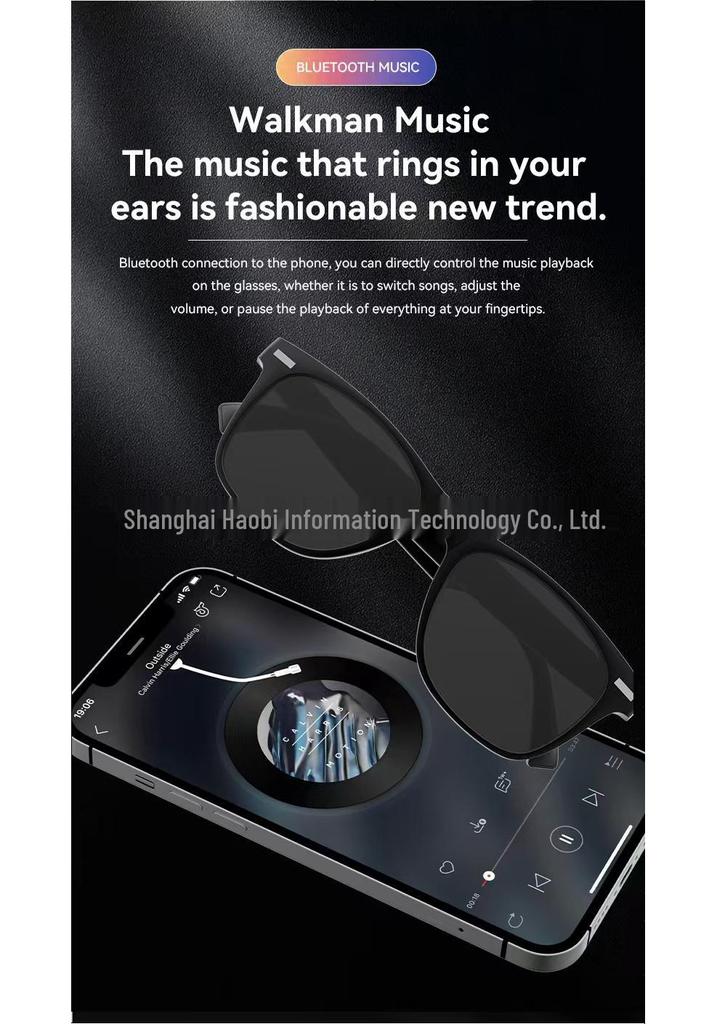 New D13 Smart Glasses: Bluetooth Calling, Music, Voice Activation, Remote Photo Capture, Multi-functionality