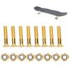 MS33018 Aluminium Alloy Professional Durable 25mm Skateboard Nail with Nut AccessoryGolden