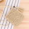 Straw Weaving Shoulder Bags for Women Tassel Beach Crossbody Bag Messenger Bag