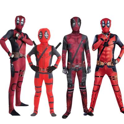 Deadpool Onesie bodis kostiumas vaikams ir suaugusiems - Helovino kostiumas