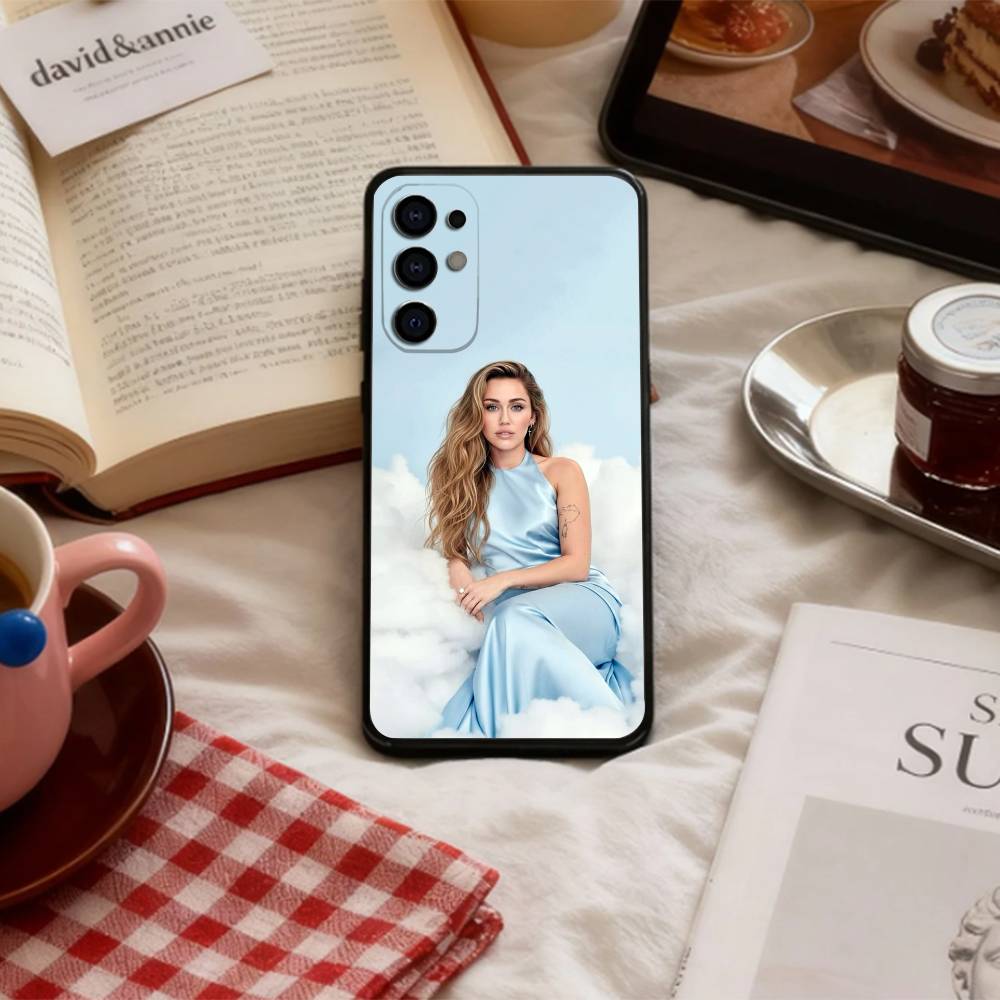 COOL Miley Cyrus   Phone Case For Samsung S 25,24,23,22,30,21,10,9,Ultra,Plus,Lite,FE,4,5 G Soft Black Case