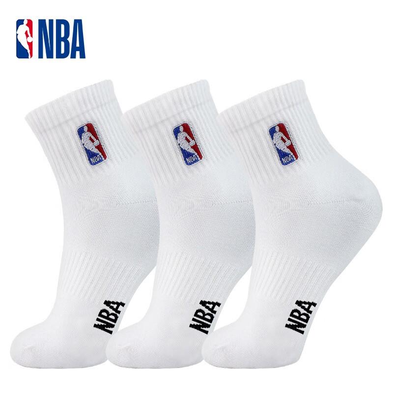 NBA Women s Mid-Calf Sports Socks 3-Pair Pack One Size (24-26CM / EU 35-39)