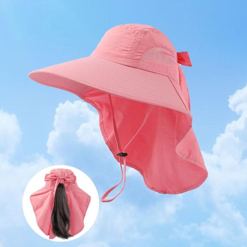 Unisex Fisherman Hat Neck Flap Bucket Hat For Girls Versatile Fashion Neck Flap Hat Bucket Hat Multiple Color