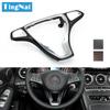 Auto Lenkradabdeckung Zierleiste Für Benz A B C CLA CLS E GLA GLC GLE Klasse W176 W246 W205 W117 W218 W213 W156 X253 W292 W166 W448