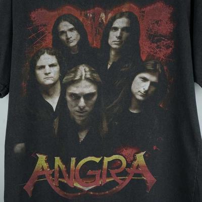 2005 Stil Welttournee Angra Band Shirt Schwarz Unisex S-5XL 1P0310 Unisex T-Shirt