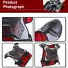 Unisex Child Motorcycle Protective Chest Vest with Shock Absorbing Shell for Safety Biking and Skateboarding Adventures
