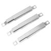 3PCS Crossover Tubes Replacement Stainless Steel Universal Adjustable Grill Crossover Tube with Screws for BBQ Parts