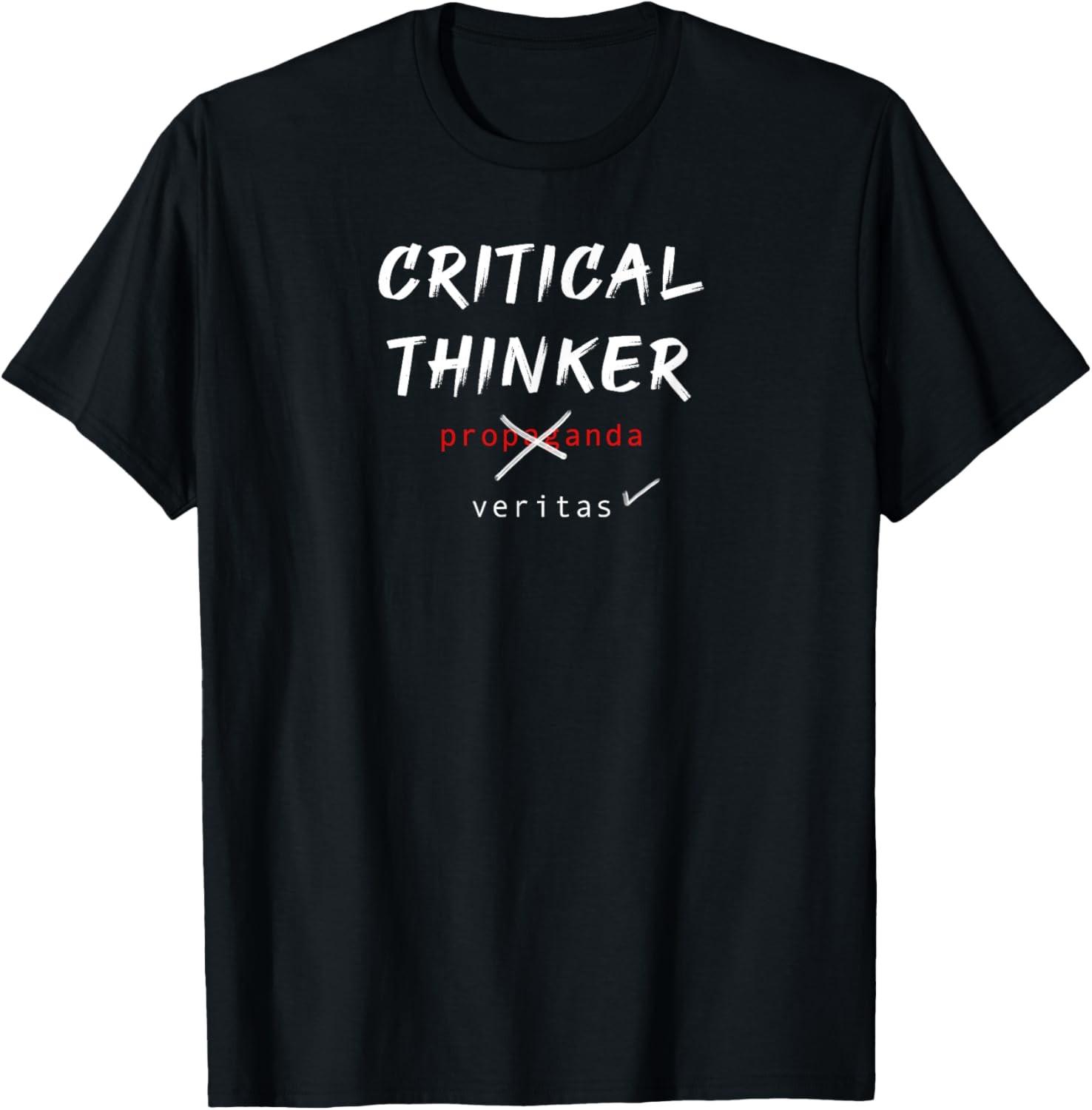 CRITICAL THINKER Sarcastic T-Shirt S разноцветный