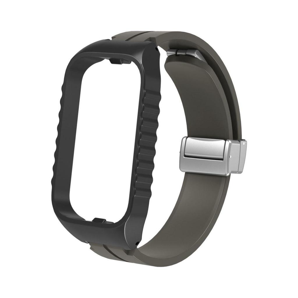 Foldable Magnetic Silicone Strap for Redmi Smart Band 2/3 and Xiaomi Smart Band 8 Active