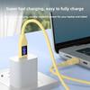 Genuine Silicone Gel Digital-Display Fast-Charging & Data Transfer Dual Type-C Phone Data Cable Compatible for for for