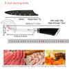 Kitchen Knife 6inch Stainless Steel Boning Knife Meat Cleaver Butcher Knife with Sheath Fish Sushi Knife Cooking Cutter