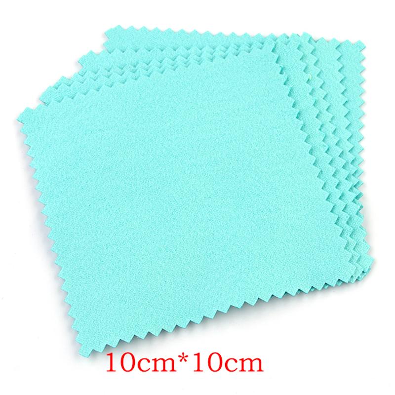 Louleur Polish Polishing Cloth Silver Color Cleaning Polishing Cloth Soft Clean Wipe Wiping Cloth For Gold Color Jewelry Tool