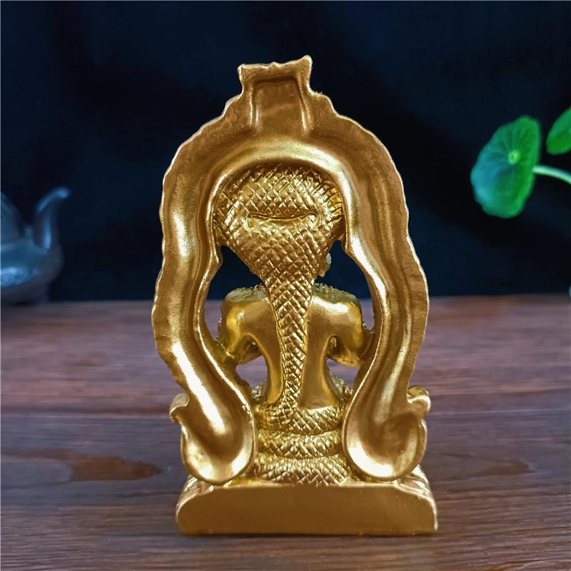 Golden Vishnu Statue Hindu Ganesha Shiva Buddha Figurine Sculpture Room Office Home Decoration India God Feng Shui Crafts