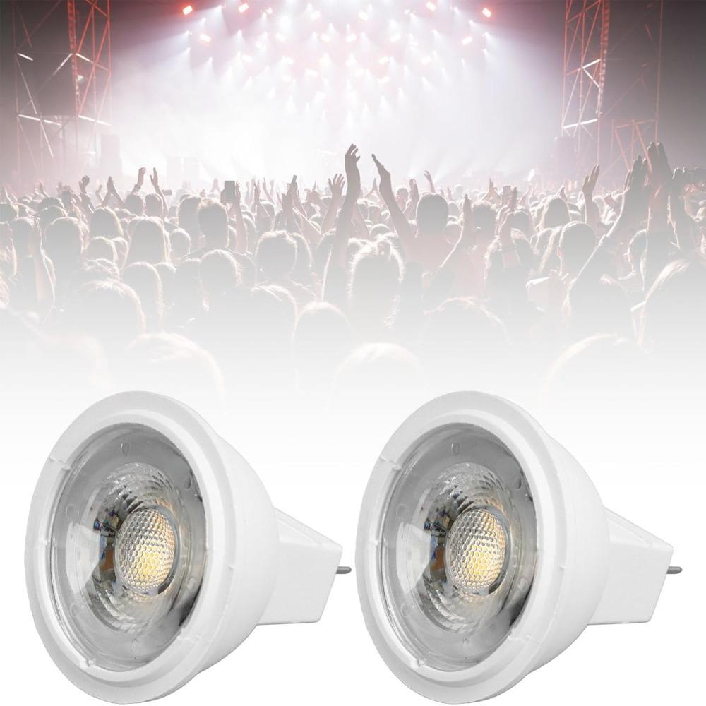 2 Pak GU4 LED Pærer MR11 LED Lyspærer Lavspændingspærer Skabsbelysning