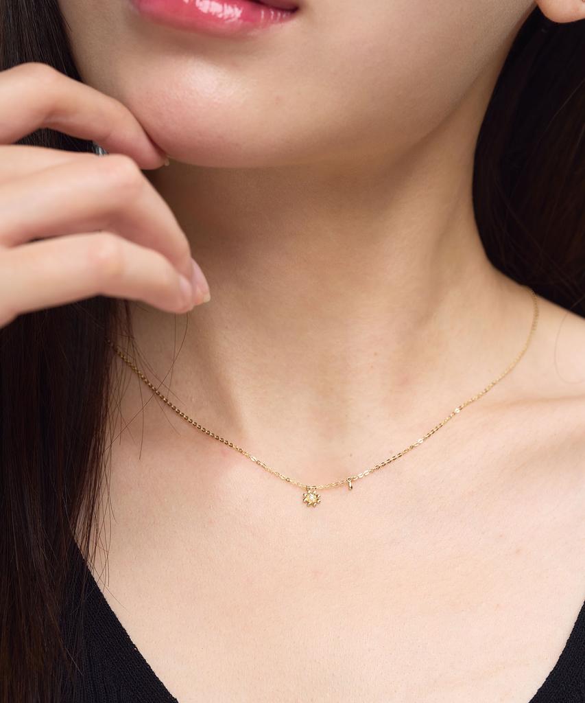 Lloyd Petit Daisy 10K Gold Necklace Lnt25011T