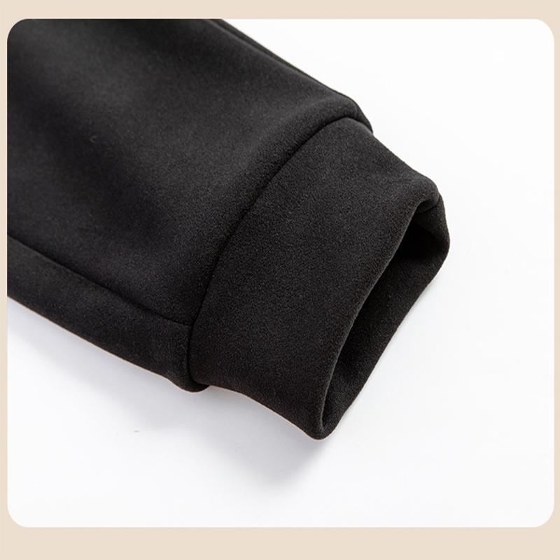 Женские повседневные утолщенные спортивные брюки с флисовой подкладкой — фото 6