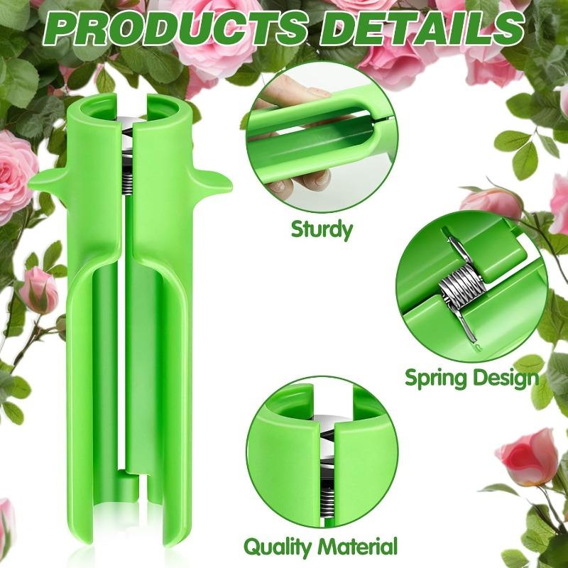 

Rose Stem Thorn Stripper Tool Thorn Remover Leaf Stripper Tool Flower Cleaner Cutter Rose Red Floral Arrangements for Florist жовтий