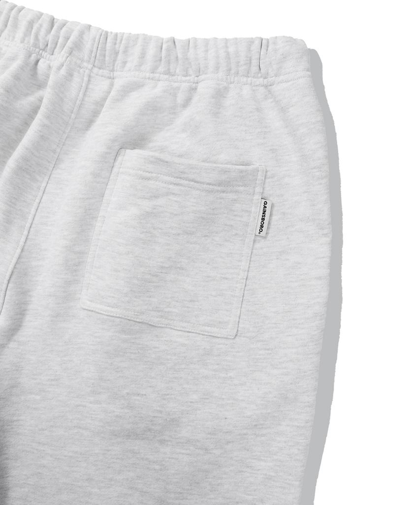 GAINSBORO Golden Logo Jogger Pants_White Melange