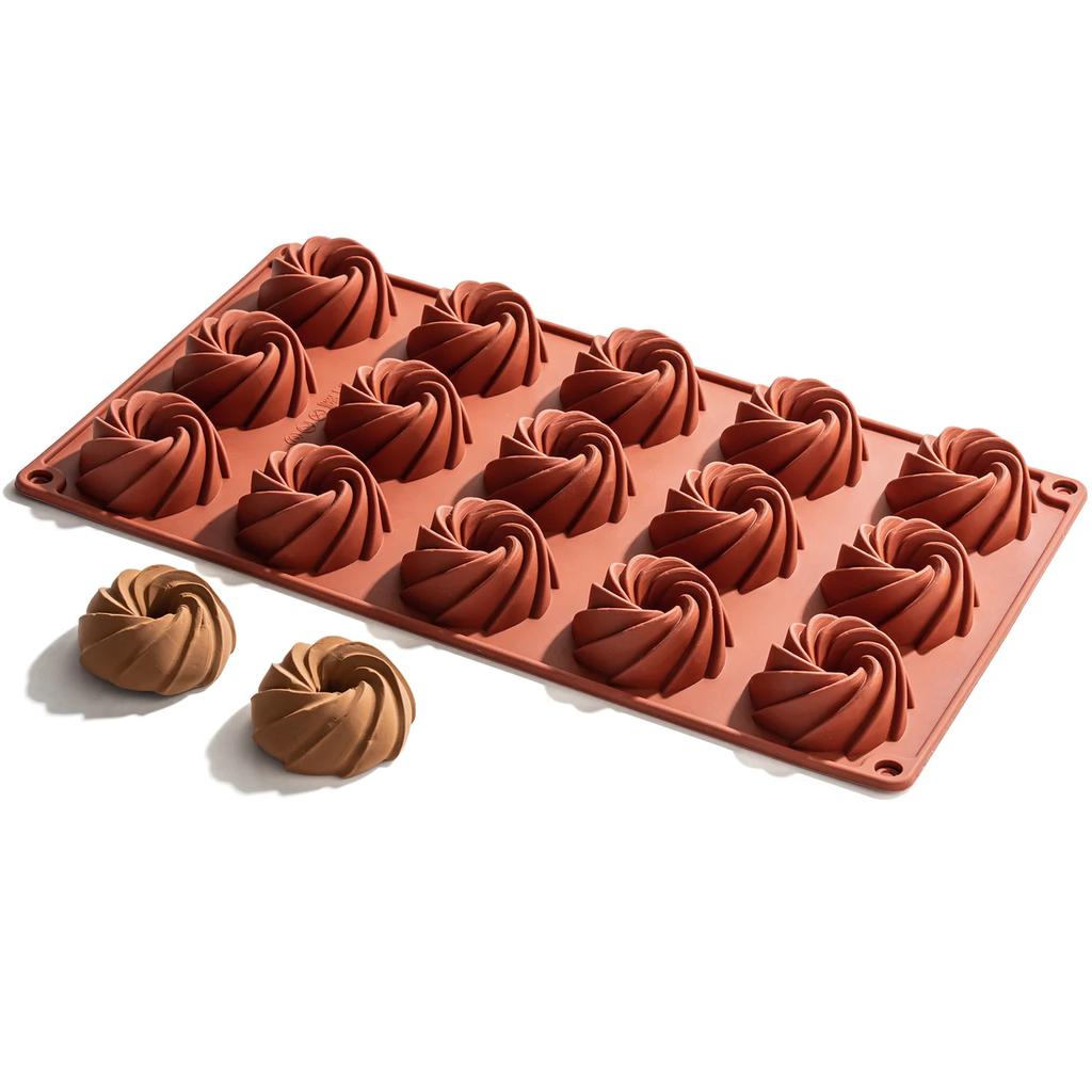 12 dutinová oválna forma na savarín mydlová forma muffinová forma na cupcakes silikónová forma na želé polymérová hlina remeselná umelecká DIY kuchynské pečenie nástroje