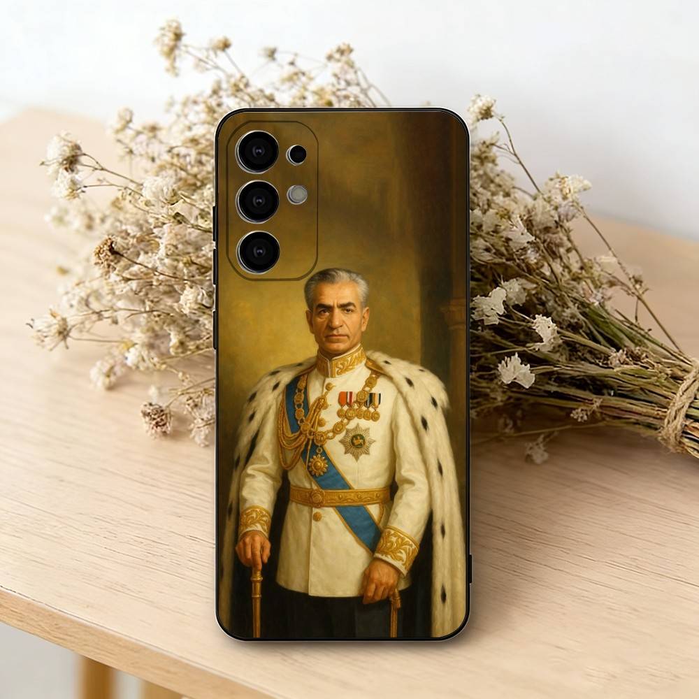 

Mohammad R-Reza Pahlavi-I Phone Case For Samsung S25,S24,S21,S22,S23,S30,Ultra,S20,Plus,Fe,Lite,Note,10,Black Cover Samsung S24fe
