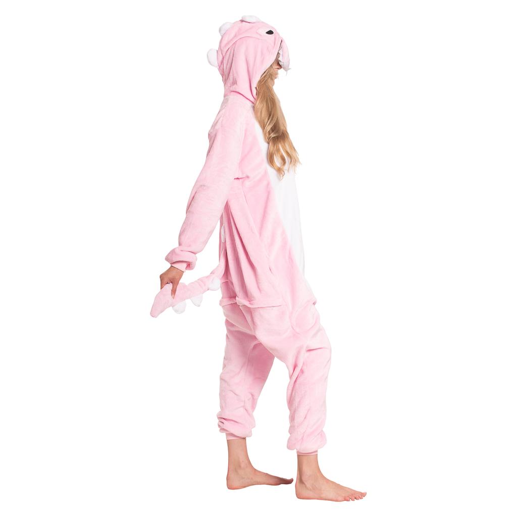Piżama damska kombinezon kigurumi onesie kostium dinozaur różowy 165-175 l