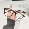 Fashion Large Frame Anti-Blue Glasses Women'S Plain Flat Glasses Ultra-Light Can Be Matched With Myopia Frames Men'S Glasses Frames