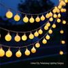 LED Frosted White Round String Lights - Christmas & Festival Decoration
