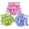 Washable Cycle Period Dog Diapers Female Reusable High Absorbent Doggie Diapers No-Leak Pet Puppy Panties for Girl Dogs In Heat