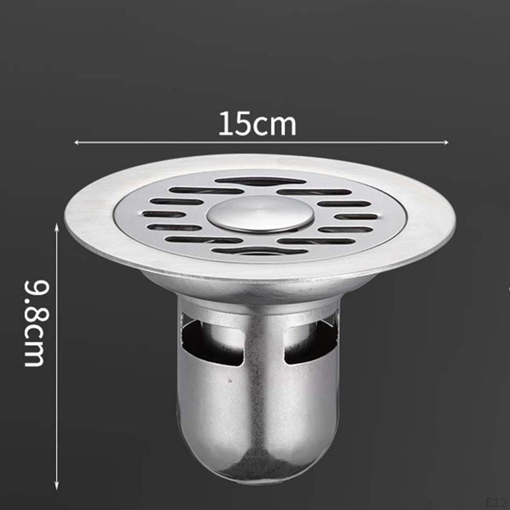 15cm Universal Round Swimming Pool Floor Drain Shower Strainer Cover for Bathroom Laundry